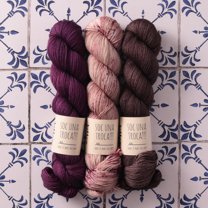 Sweet purple chocolate