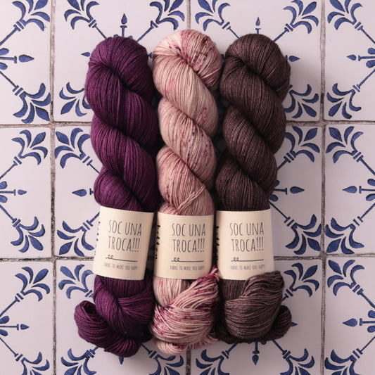 Sweet purple chocolate